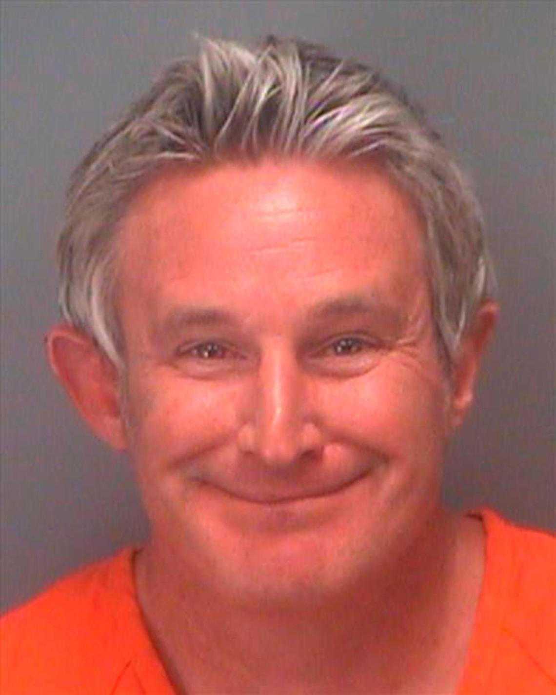 This booking photo provided by the Pinellas County Sheriff’s Office in August 2022 shows Michael Zoumberos. Zoumberos is the brother of one of Jose Irizarry’s former partners who partied and traveled around the world with DEA agents. He was jailed in March after refusing to testify to a federal grand jury investigating misconduct in the DEA. “I didn’t do anything wrong, but I’m not going to talk about my brother,” Zoumberos told AP.