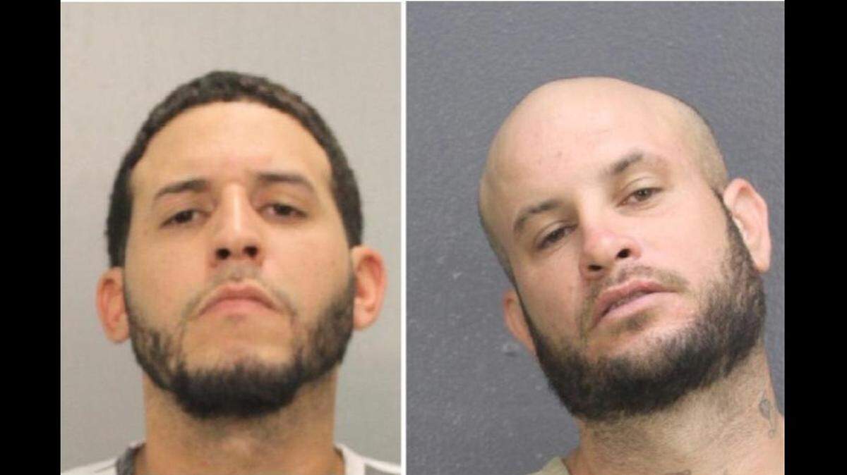 Luis Martinez and Sean Brewster were arrested during the multi-police agency gang sweep after deputies say they were involved in a drive-by shooting on a scooter.