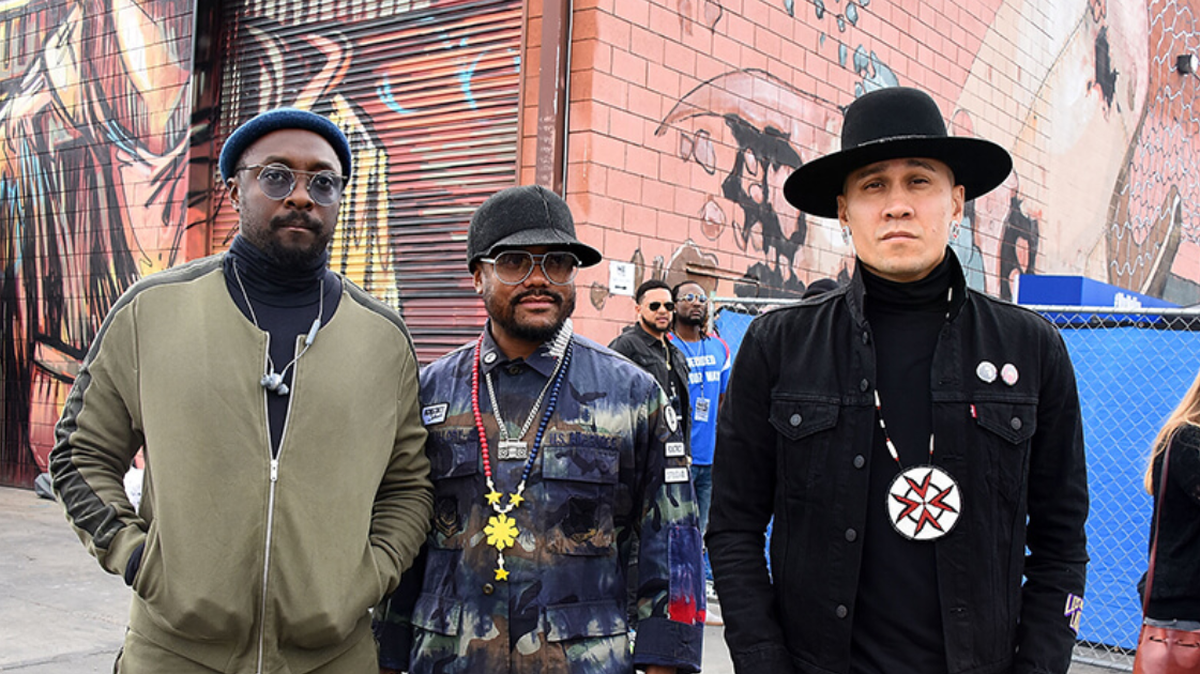 Black Eyed Peas: L to R: will.i.am, apl.de.ap and Taboo