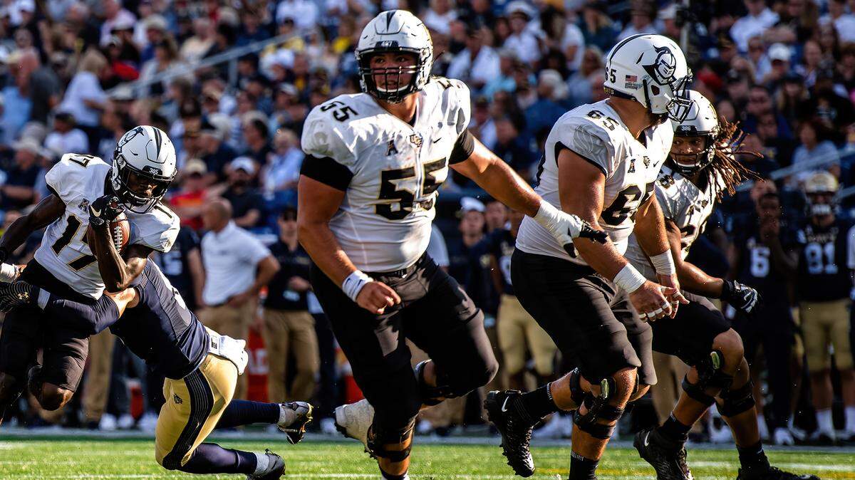 Matt Lee, one of two new veteran offensive linemen for Miami, transferred from UCF.