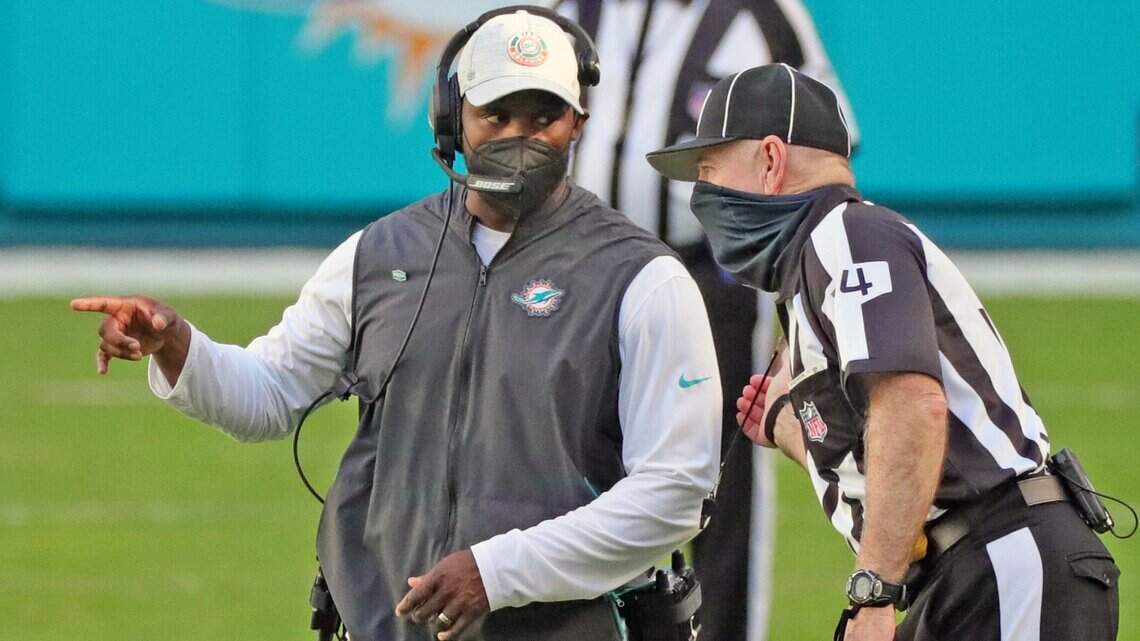 Coach Brian Flores wants improvement, growth out of Dolphins players. And also himself | Opinion