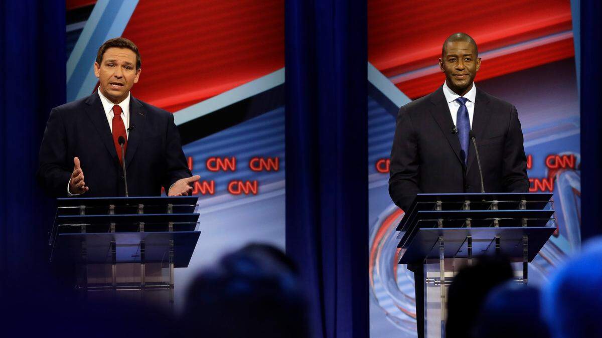 Republican Ron DeSantis and Democrat Andrew Gillum debated Sunday night in Tampa on CNN.