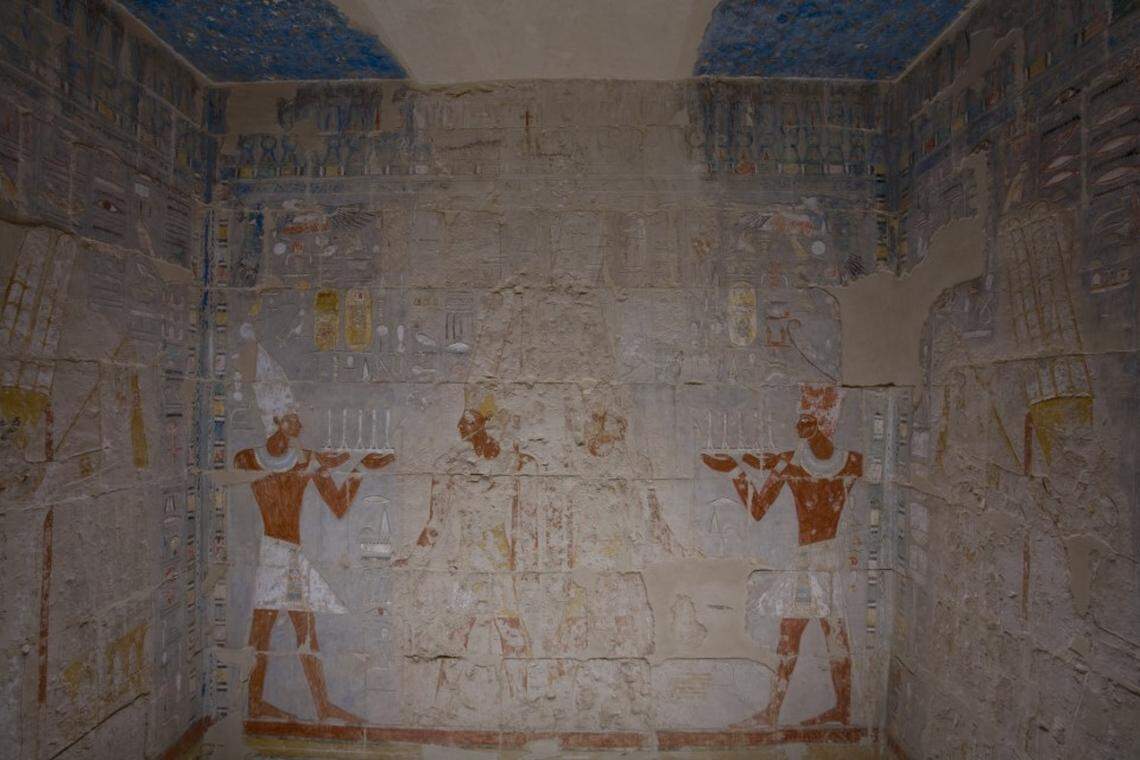 The south wall of the Southern Room of Amun.