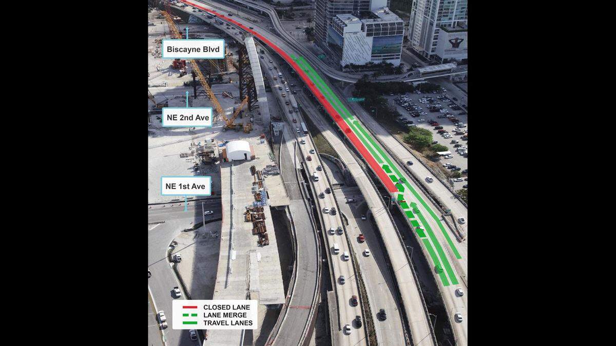 I-395 new traffic pattern scheduled to begin Thursday, March 2, 2023.