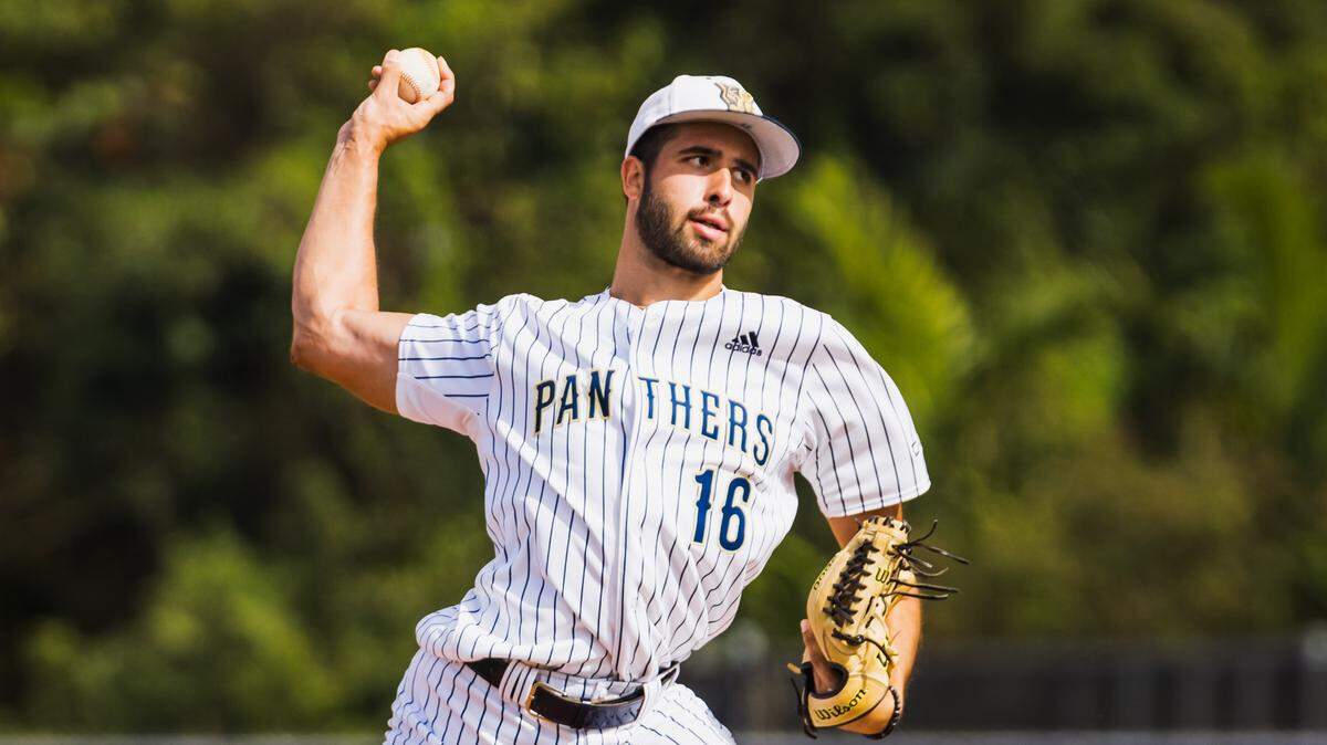 FIU pitcher Christian Santana.