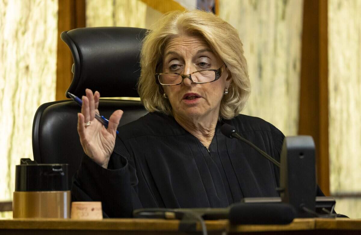 Miami-Dade Circuit Court Judge Marisa Tinkler Mendez speaks during the George Pino trial at the Richard E. Gerstein Justice Building on Friday, June 12, 2026, in Miami, Fla. Pino is charged in connection to the boat crash that killed 17-year-old Lucy Fernandez in 2022.