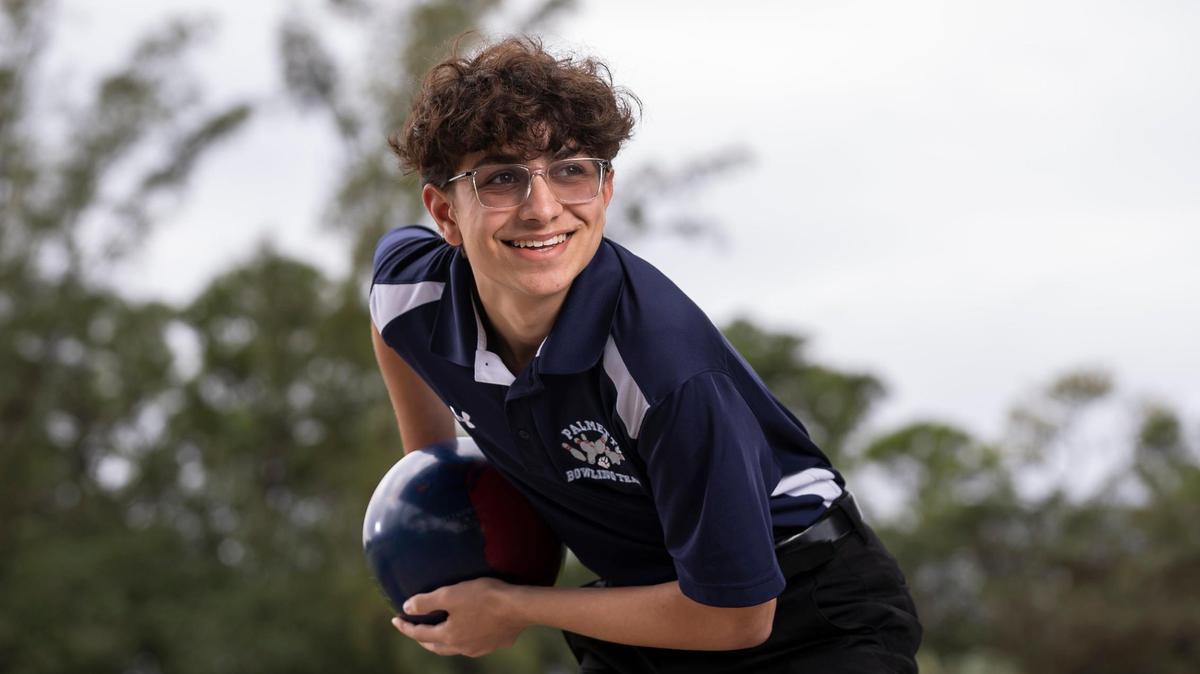 Evan Viener, Miami Palmetto Senior High, Bowling. All-Dade players photographed at A.D. Barnes Park on Wednesday, Dec. 7, 2022, in Miami, Fla.
