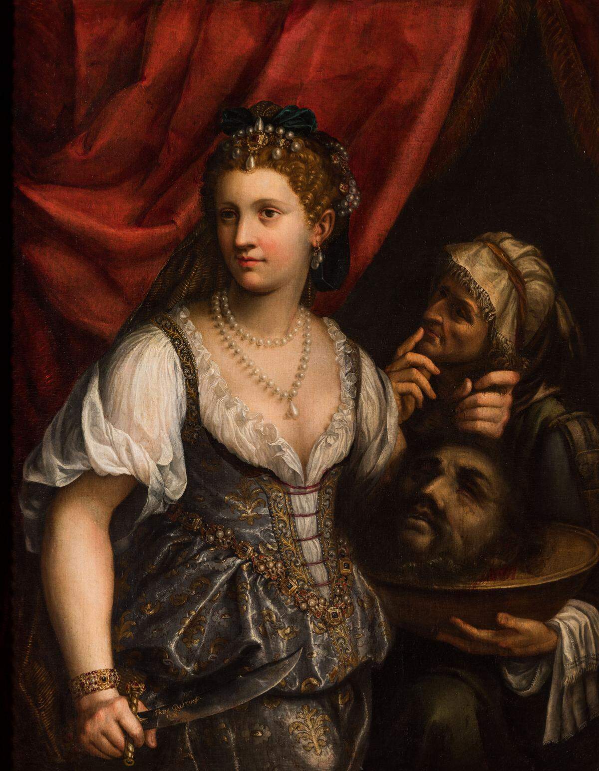 Fede Galizia. "Judith with the Head of Holofernes," 1596. Oil on canvas; gift of Mr. and Mrs. Jacob Polak, From the show "Dangerous Women" at the Frost Art Museum at Florida International Museum through May 20, 2018.