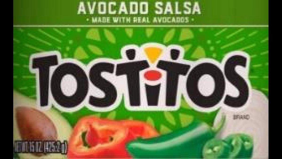Tostitos Avocado Salsa Dip jar front label