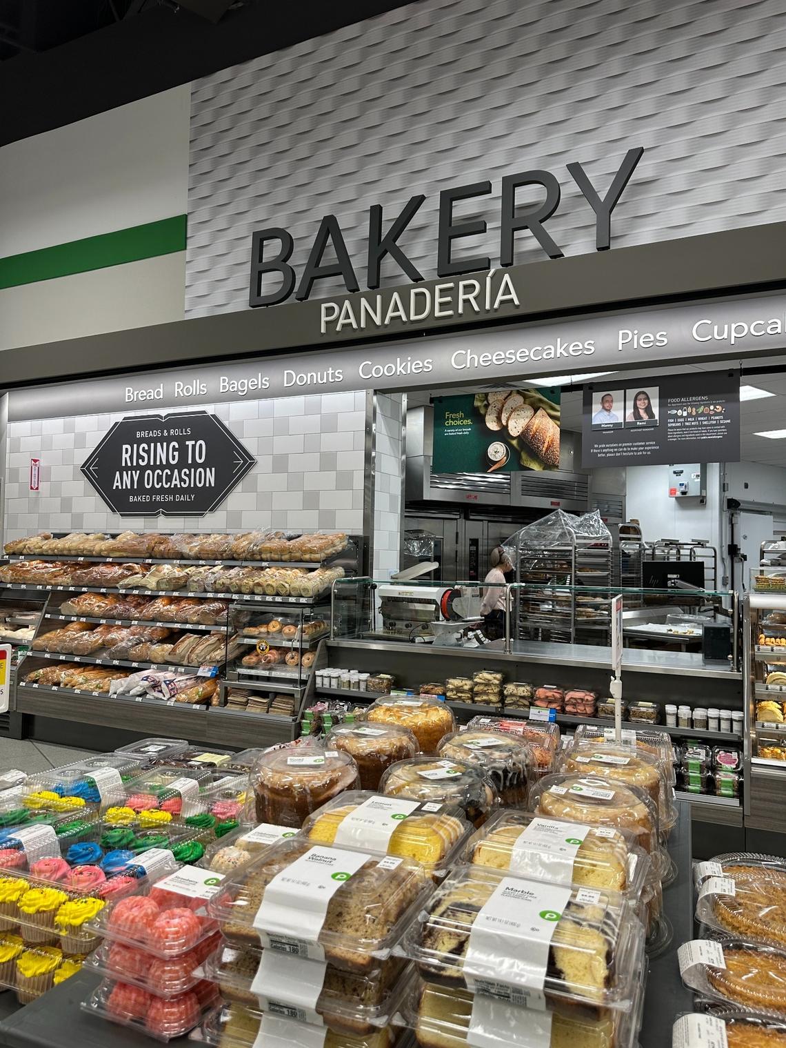 View of the bakery department at the new Briar Bay Publix on opening weekend, March 2, 2025.