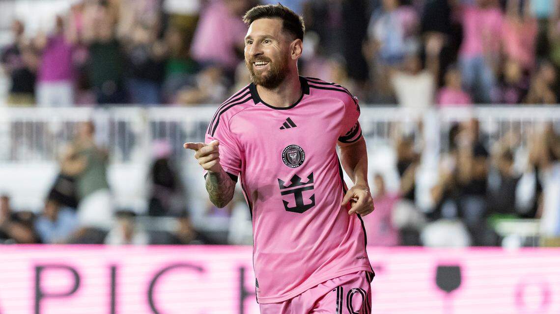 Inter Miami forward Lionel Messi is smiling after leading MLS with 20 goals and 16 assists despite missing 15 games. Miami kicks off the playoffs Friday against the winner of the Tuesday wild card game between Atlanta United and CF Montreal.