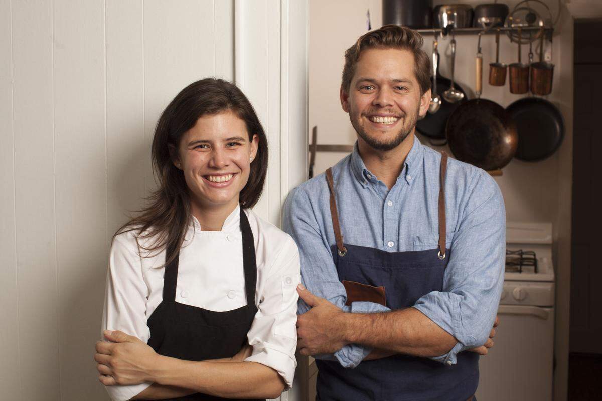 Luciana Giangrandi and Alex Meyer of La Pollita taco cart will open Boia De in June 2019.