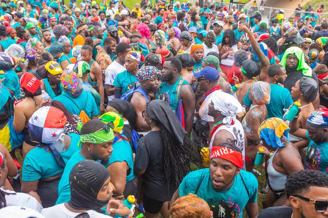 J’ouvert, Miami Carnival at Miami-Dade County Fair Expo) on Saturday October 8th., 2022.