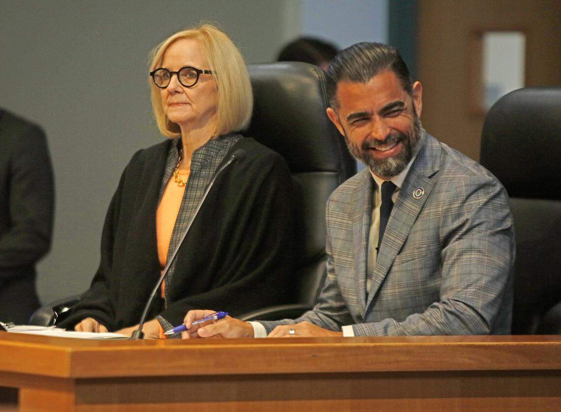 City of Miami City Manage, James Reyes during Miami commissioners meeting at Miami City Hall on Thursday January 22nd., 2026.