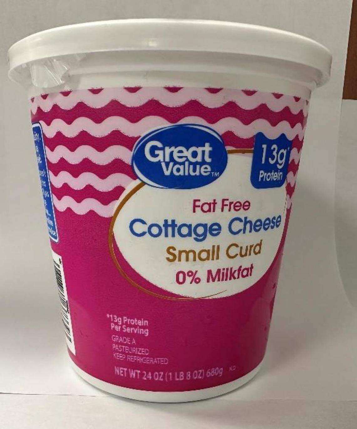 Great Value Fat Free Small Curd Cottage Cheese