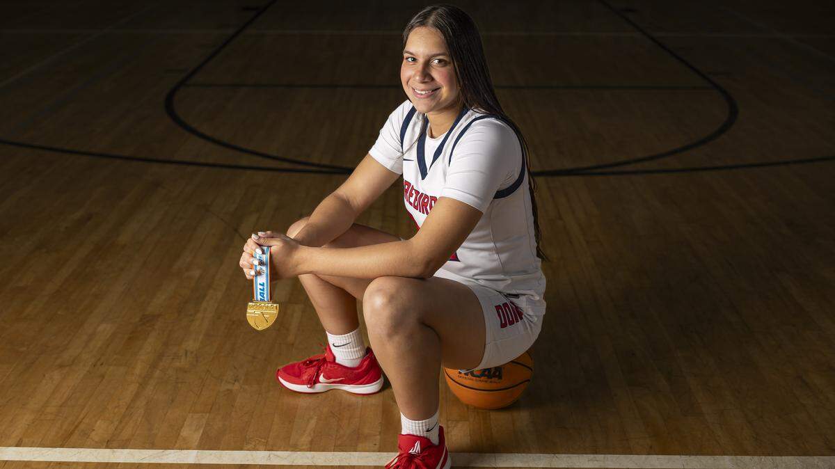 Stephanie Vega, Doral Academy Preparatory High School, Basketball. All-Dade players photographed at Southwest High School on Thursday, March 19, 2026, in Miami, Fla.