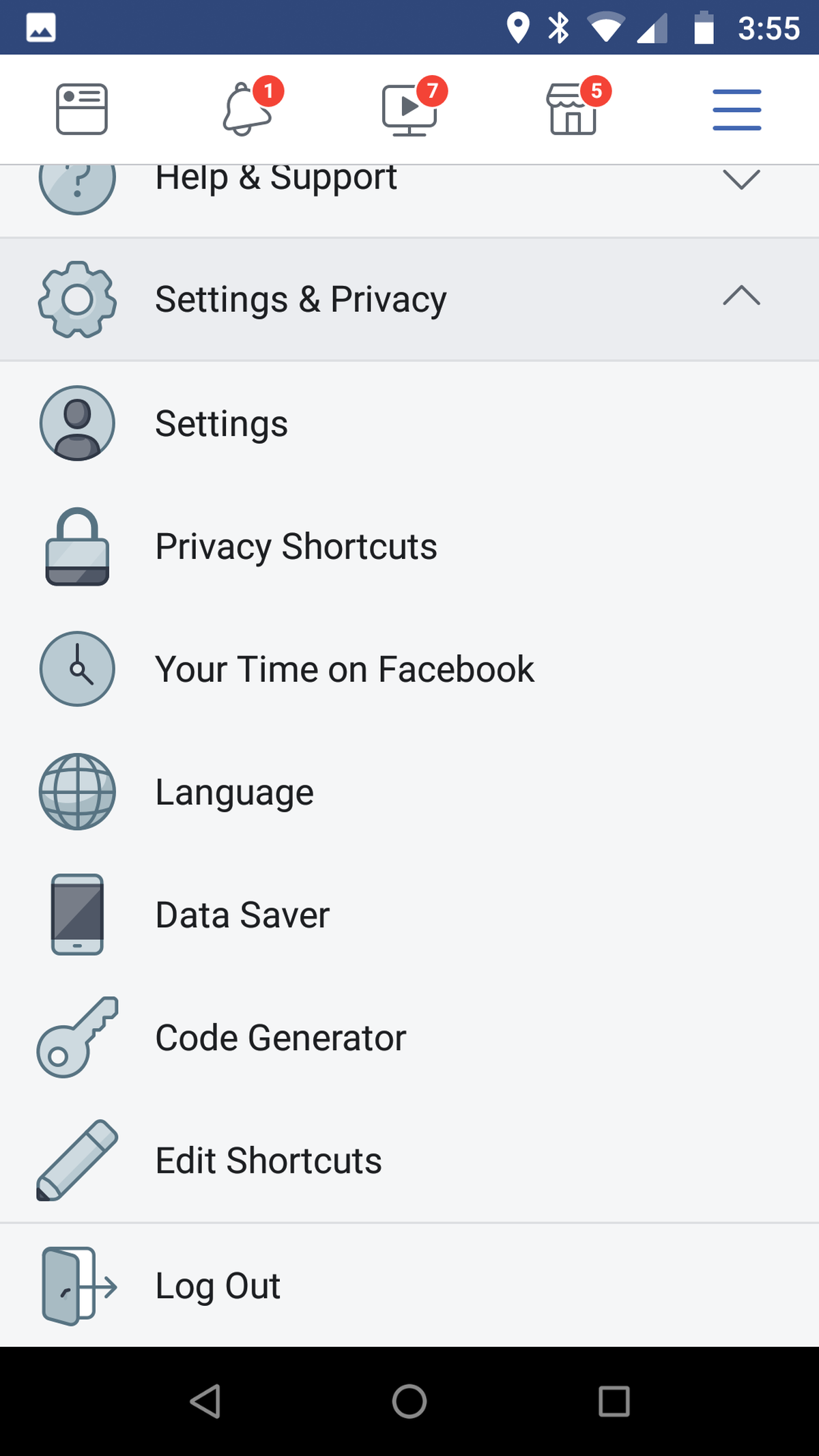 You can find the option in “Settings and Privacy”