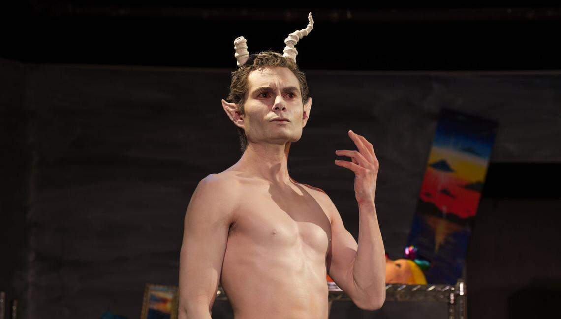 LakehouseRanchDotPNG presents “The Exhibit,” a new work about art and its worth at Main Street Playhouse in Miami Lakes through Sunday, April 4.