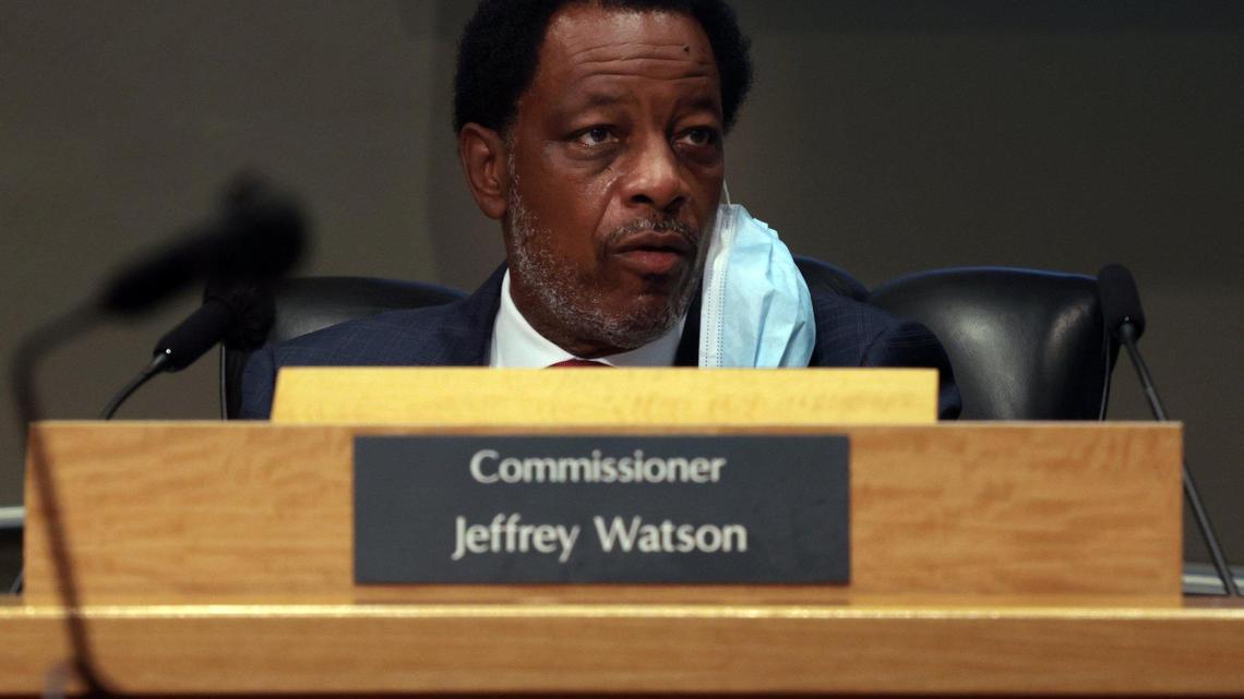 Commissioner Jeffrey Watson attends the City of Miami commission meeting honoring members of South Florida Urban Search and Rescue Team (FL-TF2) during on Monday, September 13, 2021.