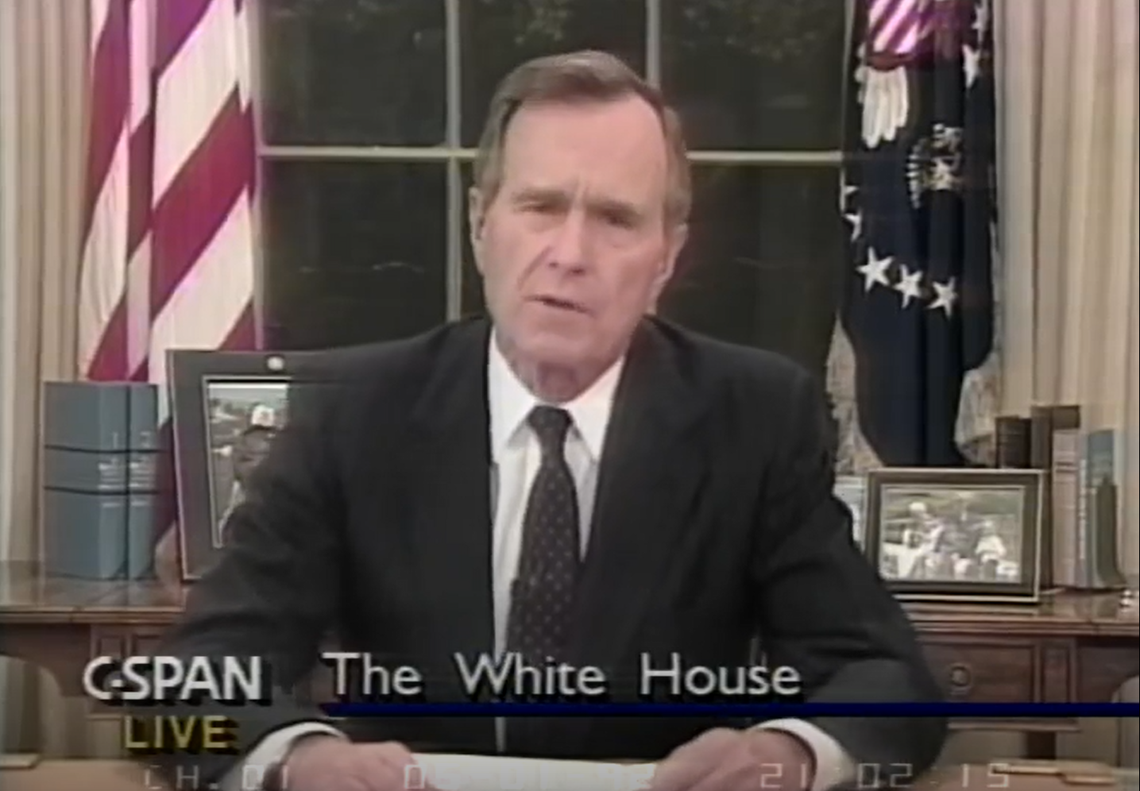 President George H.W. Bush.