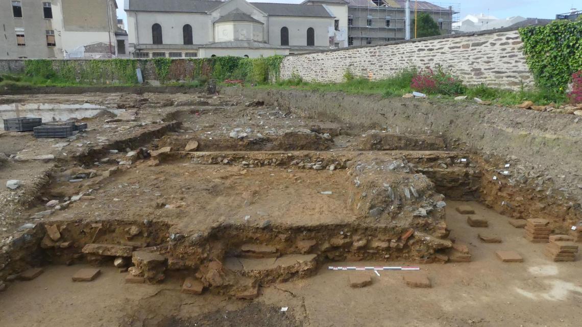 During construction for a hospital in France, the ruins of an ancient Roman city was discovered.