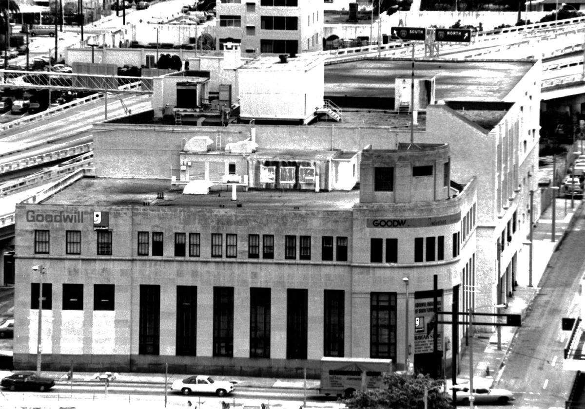 The Goodwill Industries building.