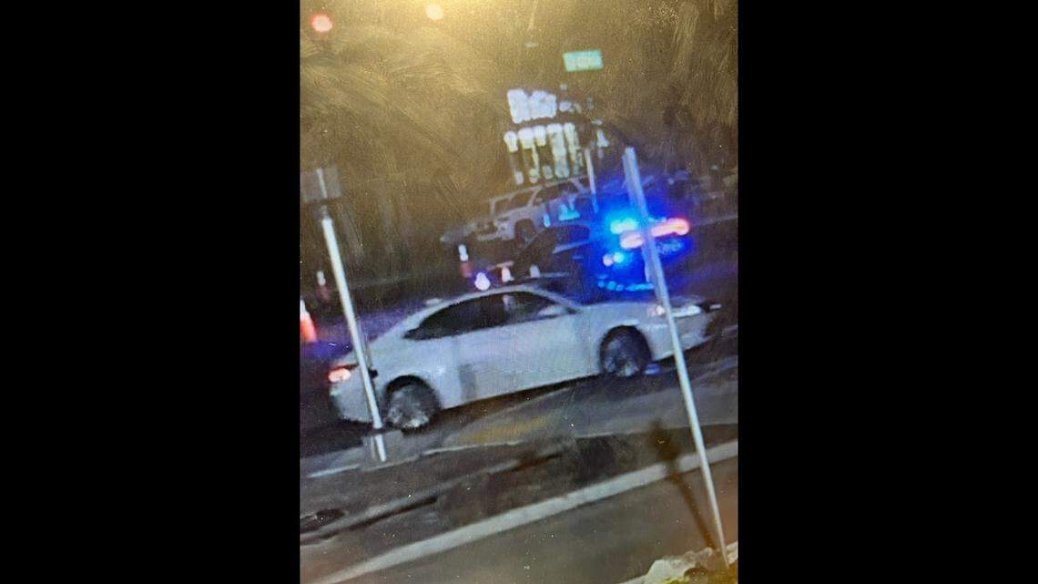 Investigators believe this is the vehicle that struck the family as they crossed a highway in Sarasota, Florida.