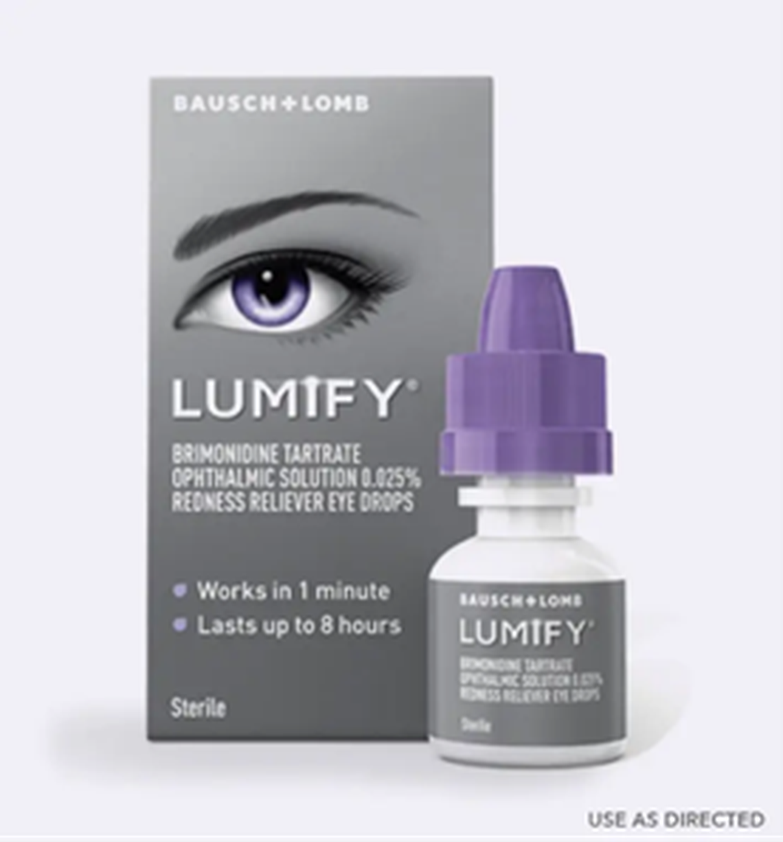 Bausch & Lomb’s Lumify eye drops