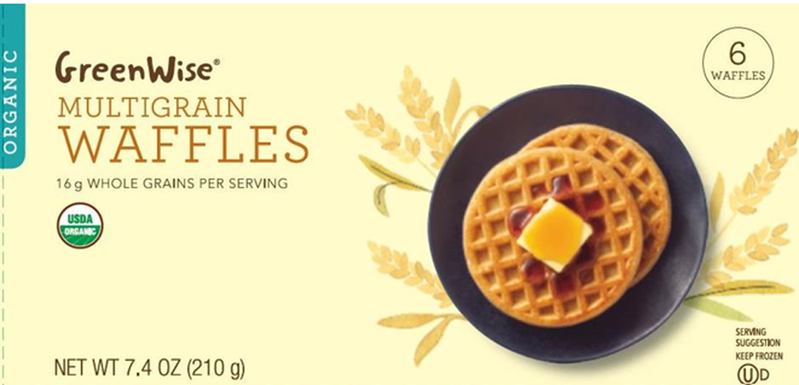 This is the only type of Publix Greenwise waffles recalled.