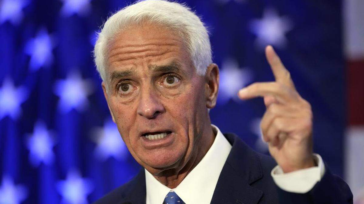 Charlie Crist, Democratic candidate for Florida governor.