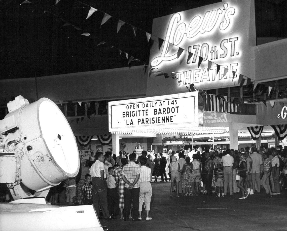 In 1958, the 170th Street Theater in Sunny Isles.