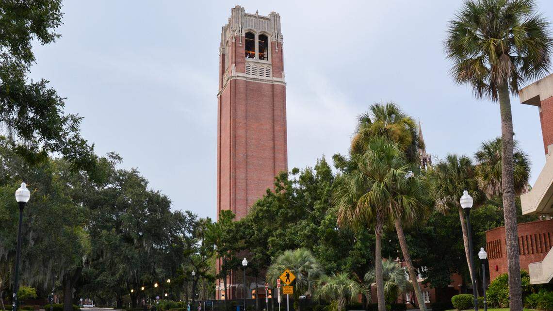 Century Tower is the central landmark of the campus of the University of Florida in Gainesville.