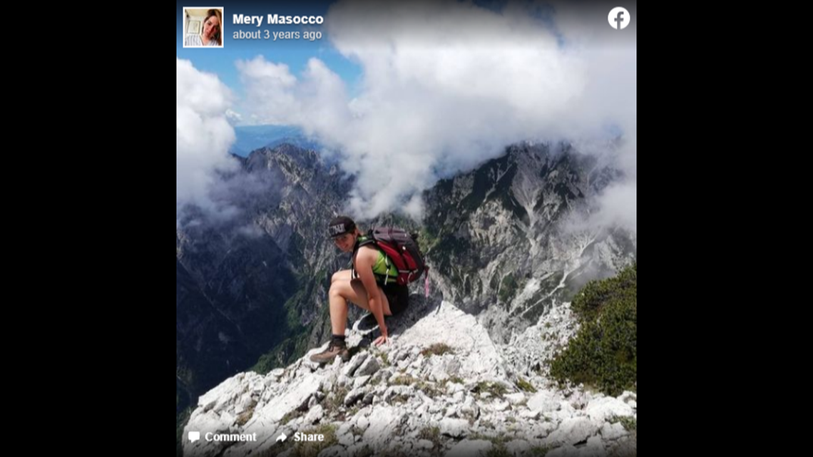 Friends hiking an Alps mountain near Feltre heard a scream, rock slide when 26-year-old woman went missing, reports say. Her body was found.