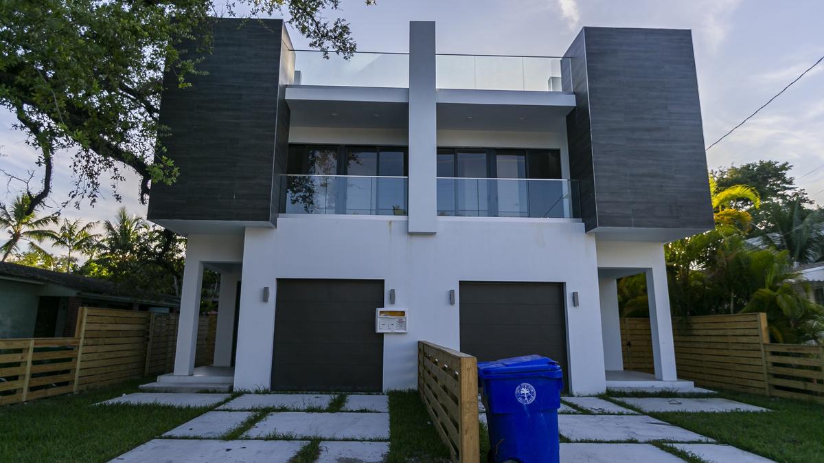 Someone who purchases a newly built place spends on average $18,155, on average for new appliances, furnishings and remodeling during the first year of ownership. Above: An outside view of a property located near the intersection of Elizabeth Street and Shipping Avenue in Coconut Grove on Monday, July 29, 2019.
