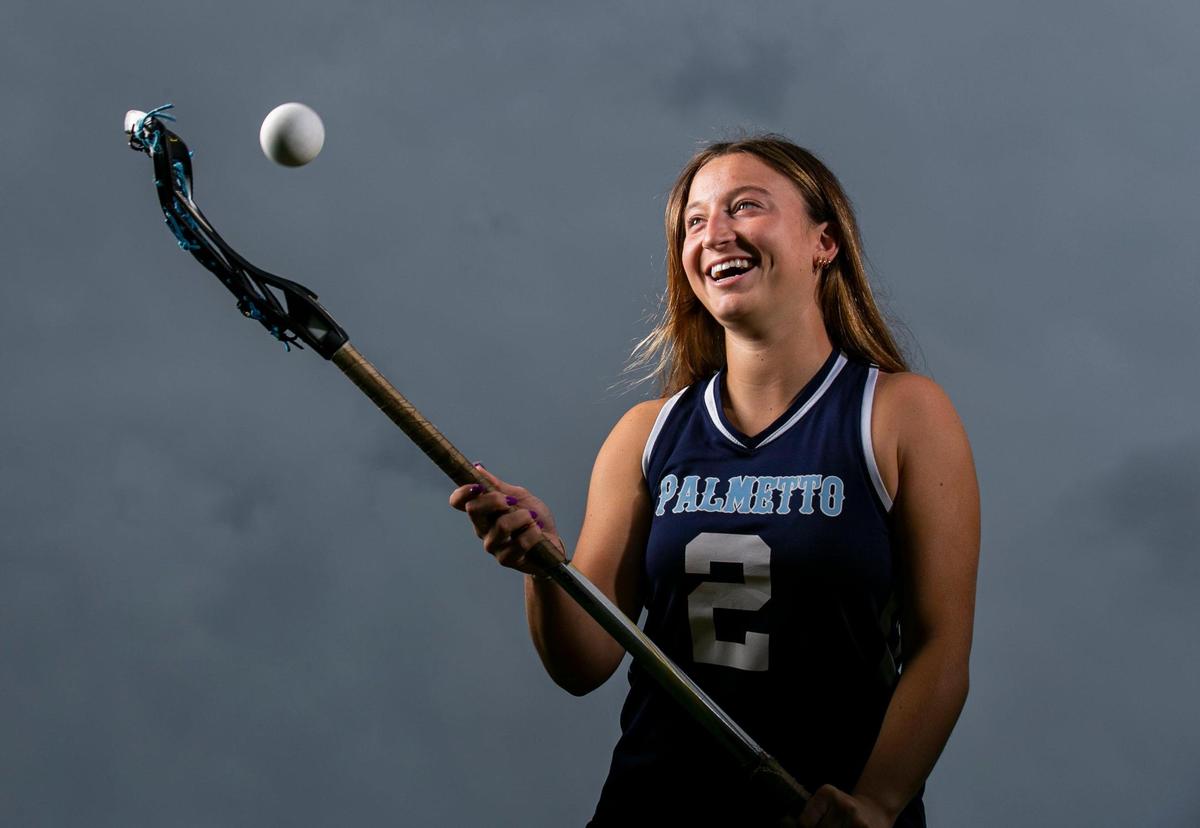 Dade Lacrosse Player of the Year Emma Weinberg, from Palmetto High School, is photographed at A.D. Barnes Park in Miami, Florida on Tuesday, May 3, 2022.