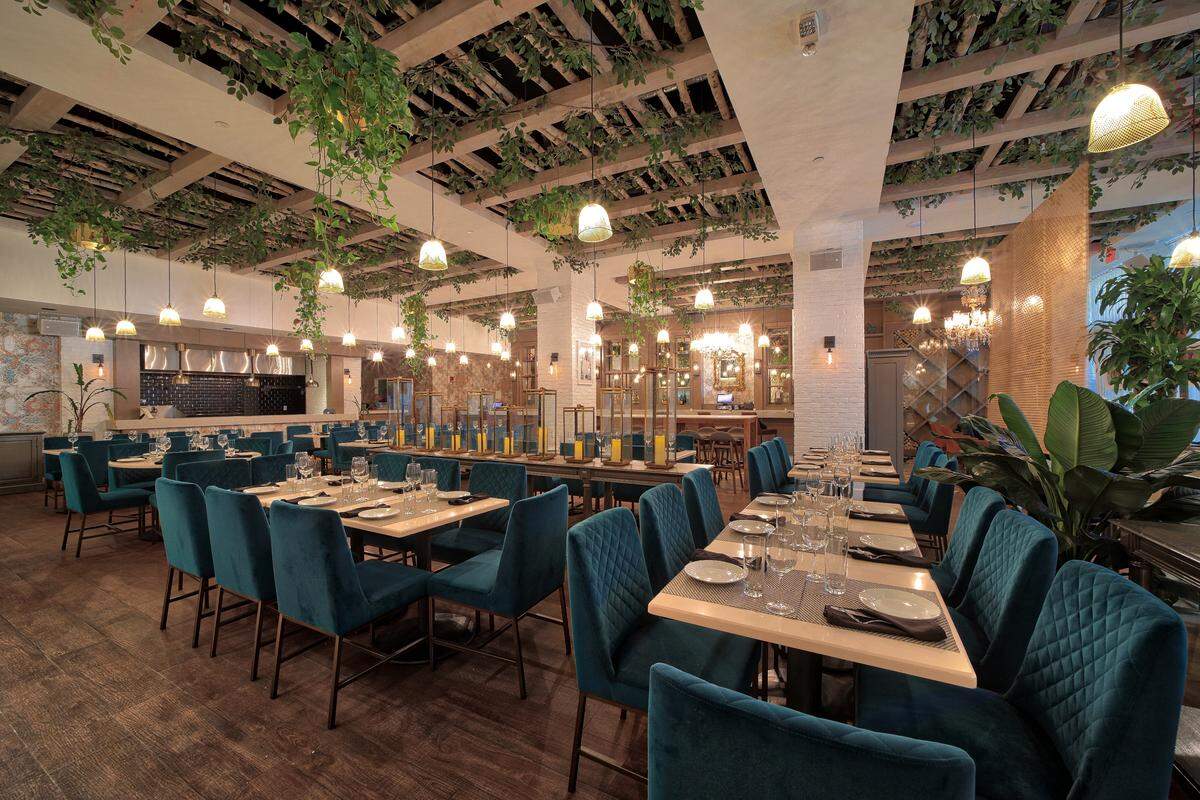 The interior of Maska in Midtown, Miami.