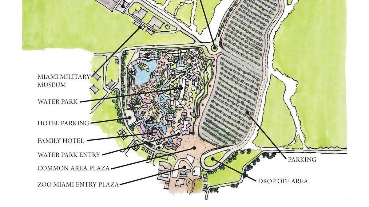 Miami Wilds water park in South Miami-Dade would sit near other tourist attractions, including two national parks.