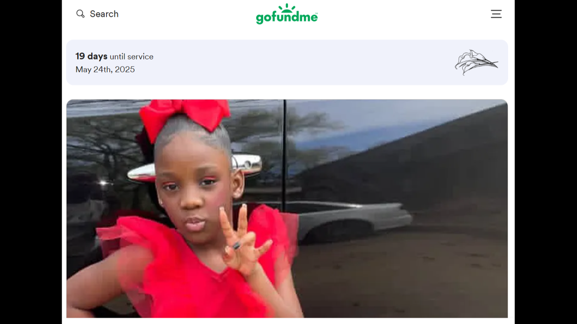 A’erica Dixon, 10, was in bed when a tree fell onto her family’s home in Atlanta, Georgia, city fire officials said.