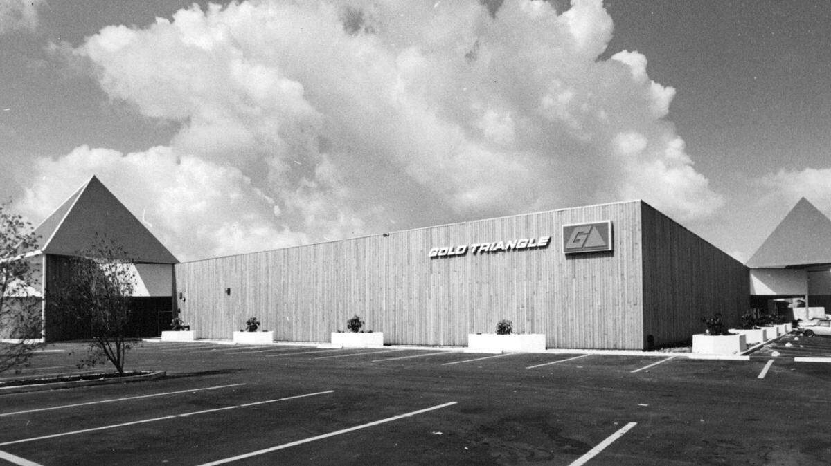 A Gold Triangle store in Fort Lauderdale in 1970.