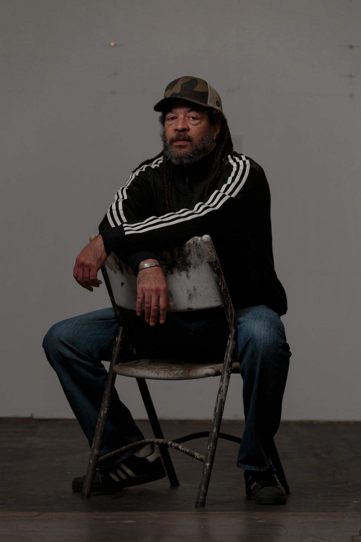 “Public Enemy,” an exhibition on artist Gary Simmons’ work, is on view at Pérez Art Museum Miami until April.