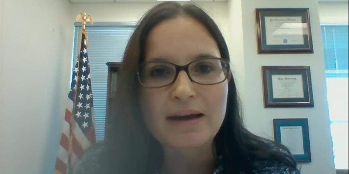 Judge Aileen Cannon, seen here while appearing by video before the U.S. Senate Judiciary Committee during a July 2020 hearing.