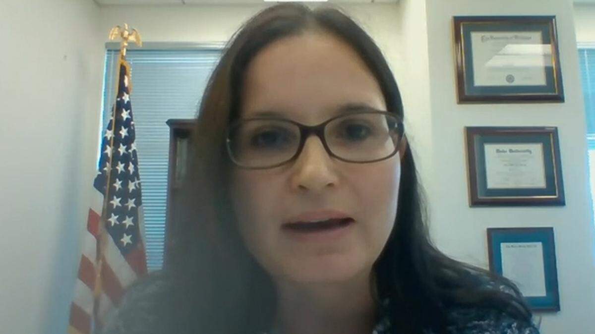 Judge Aileen Cannon, seen here while appearing by video before the U.S. Senate Judiciary Committee during a July 2020 hearing.
