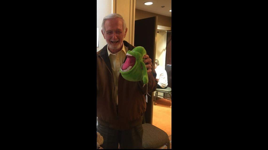 Robert Dale Nolan in a playful moment.