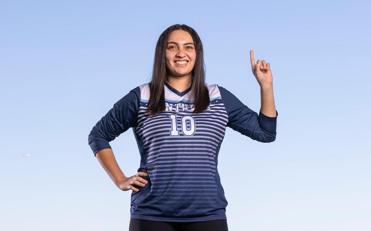 Alexandra Bruno, Coral Springs Charter, Volleyball. All-Broward players photographed at Brian Piccolo Sports Park on Thursday, Dec. 8, 2022, in Cooper City, Fla.