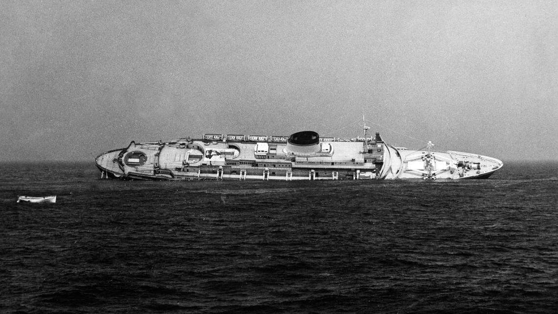 The impact of a collision killed 46 passengers of the Andrea Doria in their cabins, historians say. The ship sank 11 hours later after the rest of the passengers were rescued.