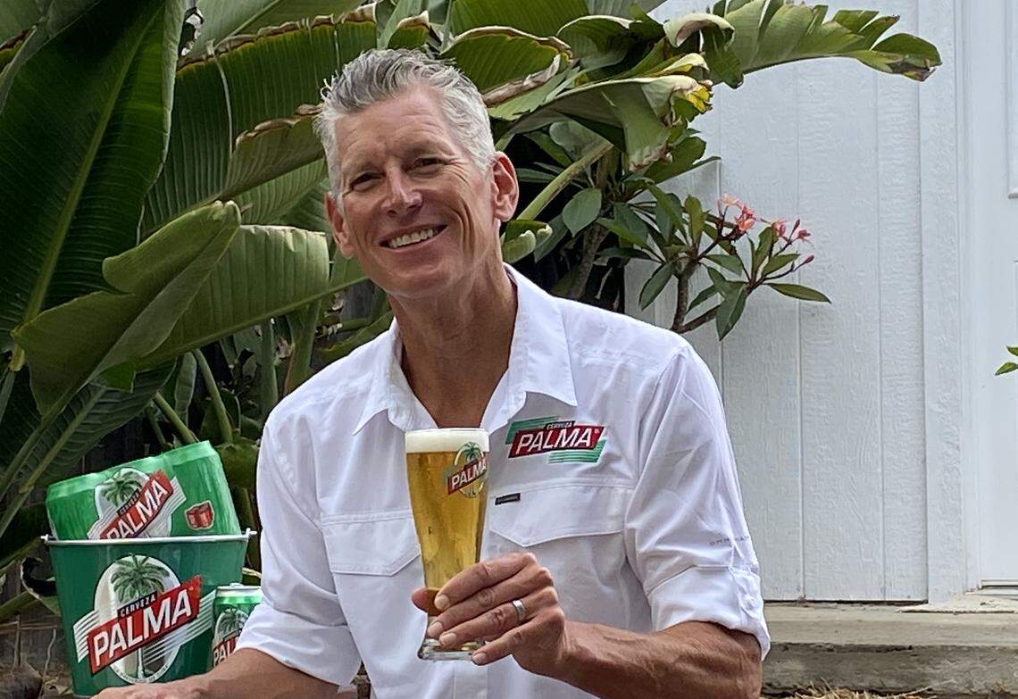 Martin Wadley, 56, is selling his Palma beer in Miami, where locals have asked whether it is a version of the Cuban beer Cristal.