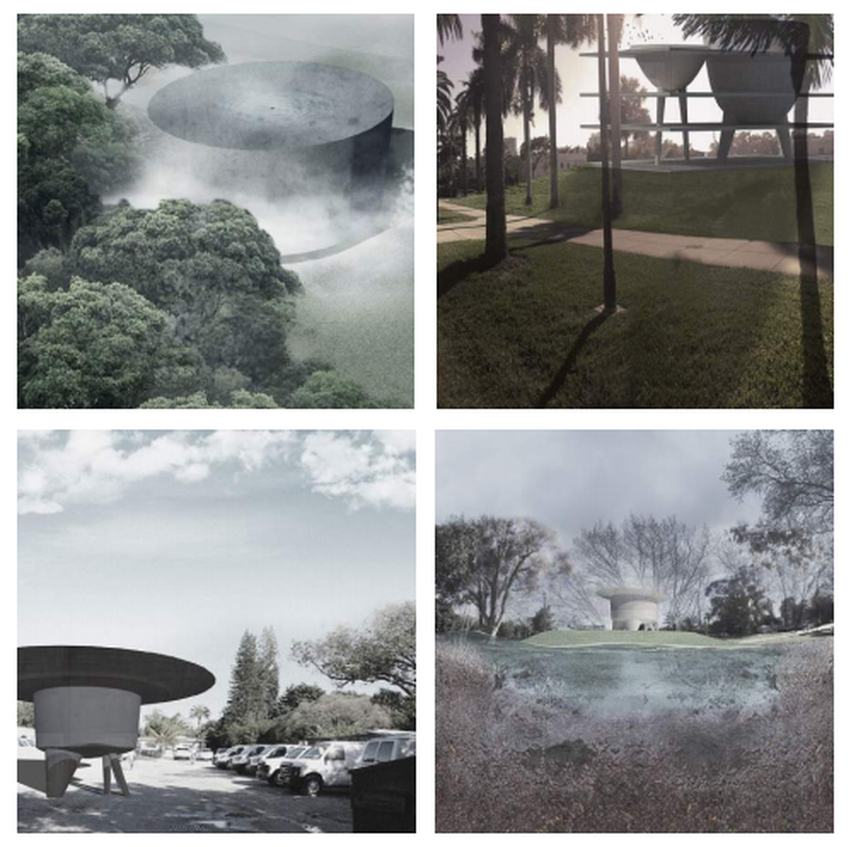 Harvard graduate students came up with ideas for methods Miami Beach could use to adapt to rising seas in the future, including giant cisterns that double as art pieces in public parks.