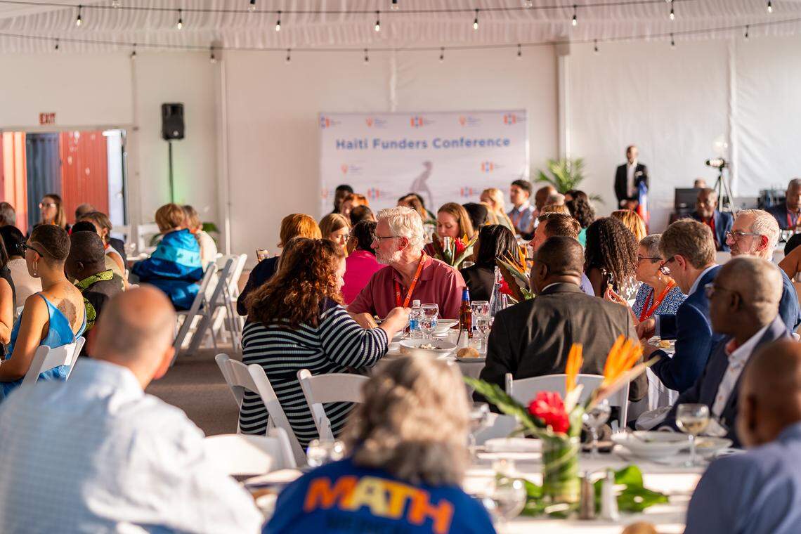 More than 100 Haitians and representatives of organizations working in Haiti and funding programs in the Caribbean nation attend a three-day conference in Boston. The Haiti Funders Conference was sponsored by the Boston Foundation.