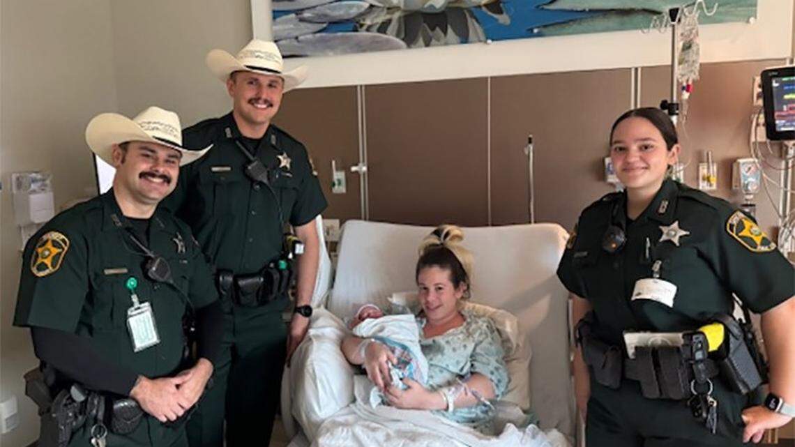 This woman went into labor as Hurricane Milton hit Florida as a Category Three storm and the Polk County Sheriff’s Office responded when ambulances couldn’t reach her, officials say.