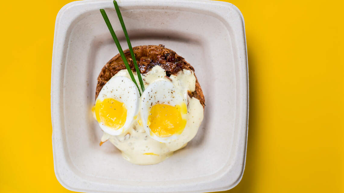Chef Michael Lewis of KYU fame lays the groundwork for Miami’s most perfect egg breakfast